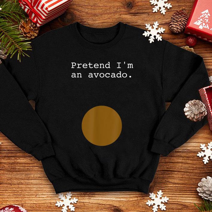 Great Pretend I'm an Avocado Lazy Funny Halloween Costume shirt