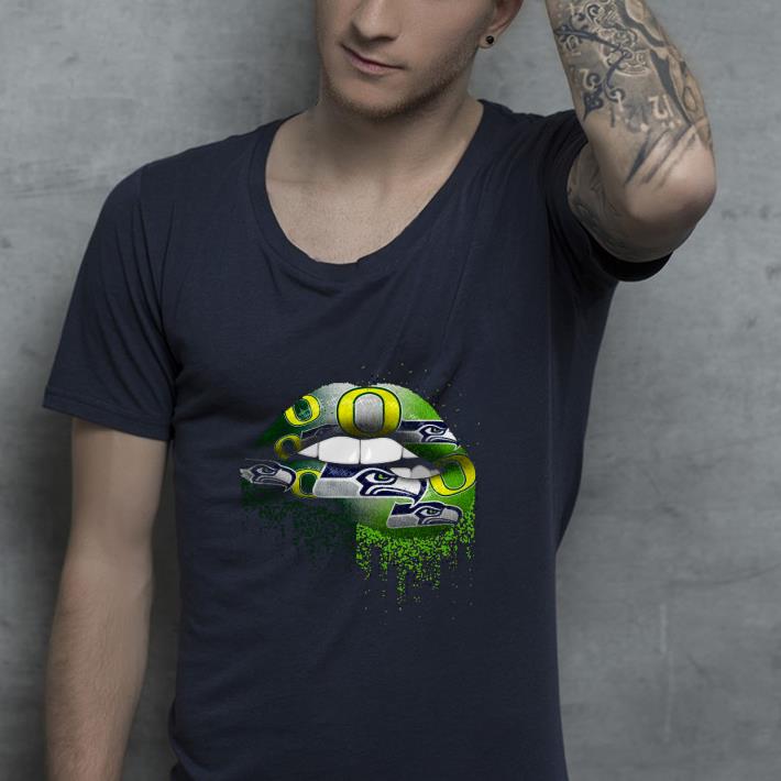 Nice Lip Seattle Seahawks and Oregon Ducks Shirt 1 Nice Lip Seattle Seahawks and Oregon Ducks Shirt