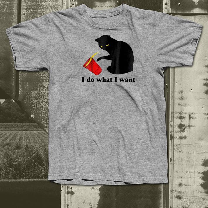Nice Do What I Want Black Cat Red Shirt 1 Nice Do What I Want Black Cat Red Shirt