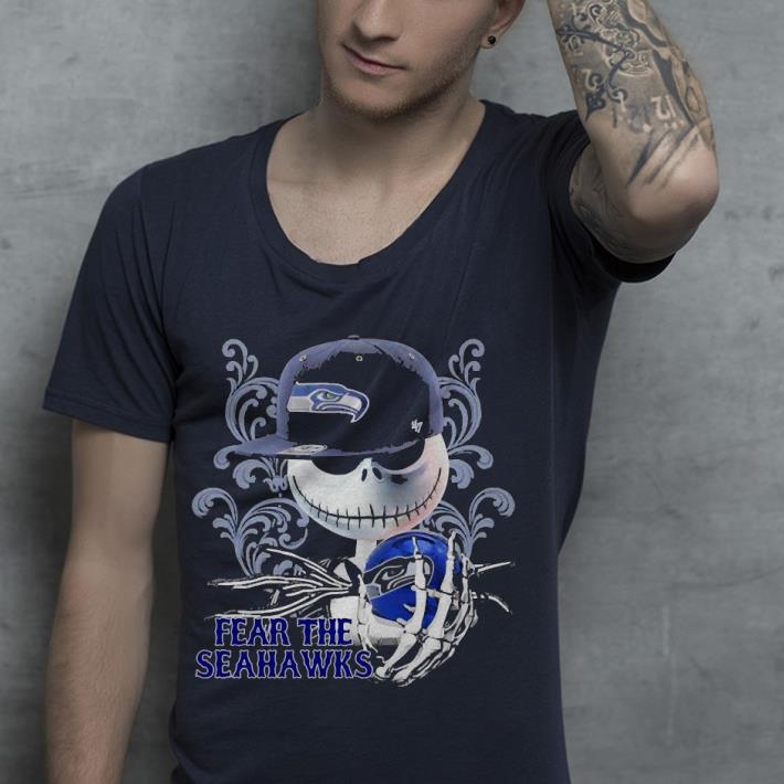 Premium Jack Skellington fear the Seattle Seahawks Shirt