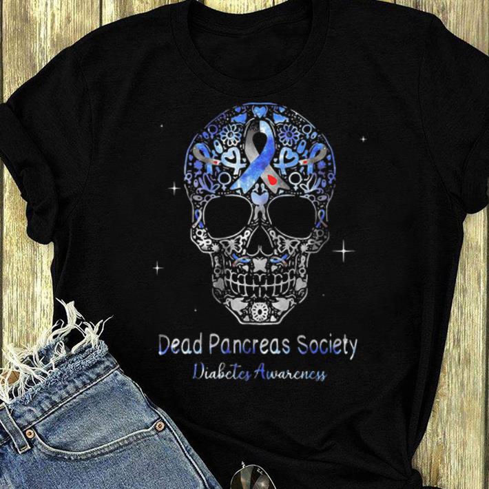 Top Skull Dead Pancreas Society Diabetes Awareness shirt