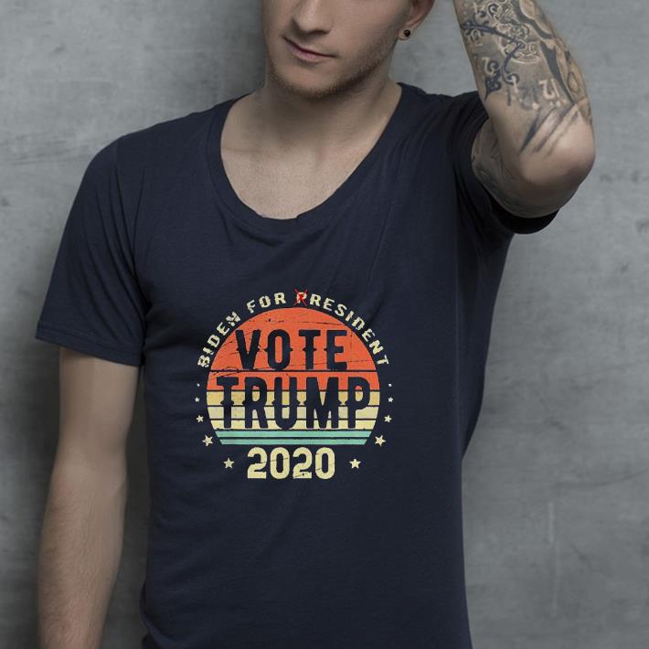 Nice Biden for Resident Vote Trump Vintage 2020 Shirt