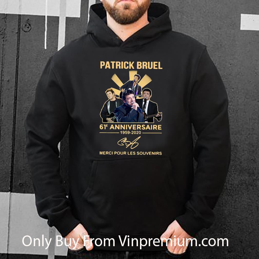 Premium Patrick Bruel 61e Anniversaire Merci Pour Les Souvenirs shirt 1 Premium Patrick Bruel 61e Anniversaire Merci Pour Les Souvenirs shirt