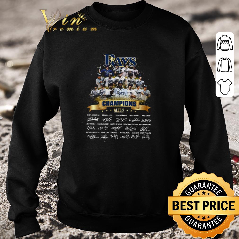 Pretty Tampa Bay Rays Player Signature Alcs 2020 Champions shirt