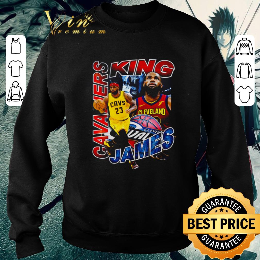 Premium NBA old school Cleveland Cavaliers King LeBron James shirt