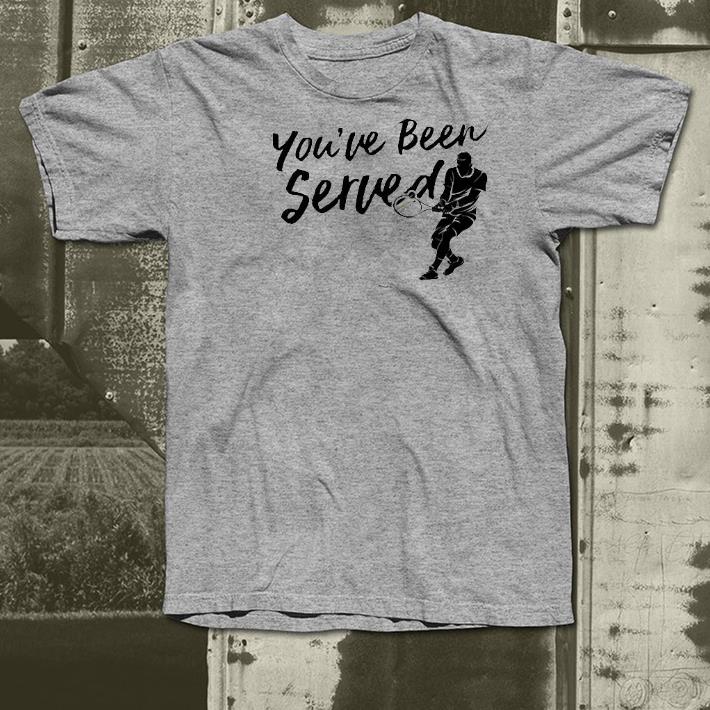 Nice You’ve Been Served Tennis Player Christmas Shirt