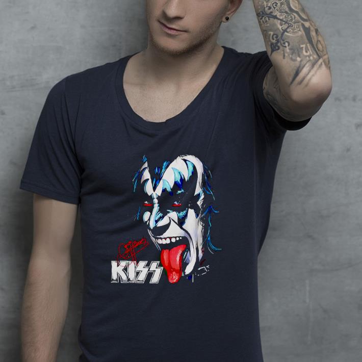 Nice Kiss band face signature Shirt