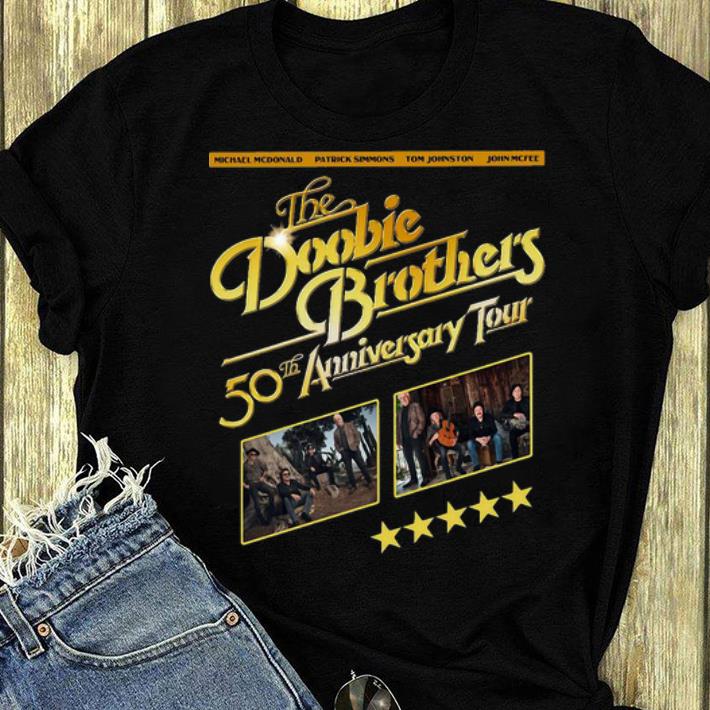 Awesome The Doobie Brothers 50th Anniversary Tour Five Stars shirt