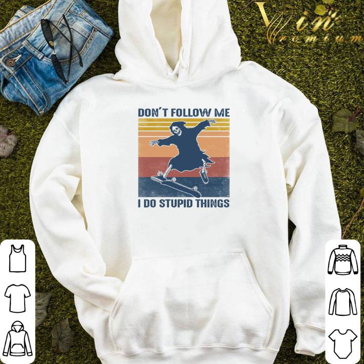 Devil don’t follow me I do stupid things vintage shirt
