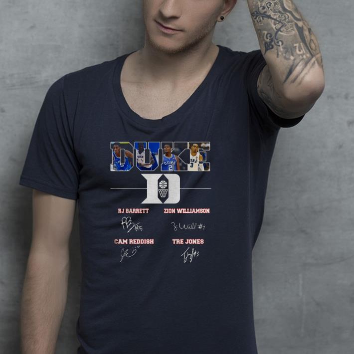 Nice Duke Rj Barrett Zion Williamson signature Shirt 1 Nice Duke Rj Barrett Zion Williamson signature Shirt