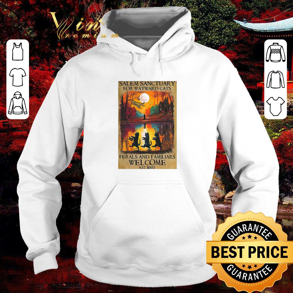 Premium Salem Sanctuary For Wayward Cats Ferals And Familiars Welcome shirt