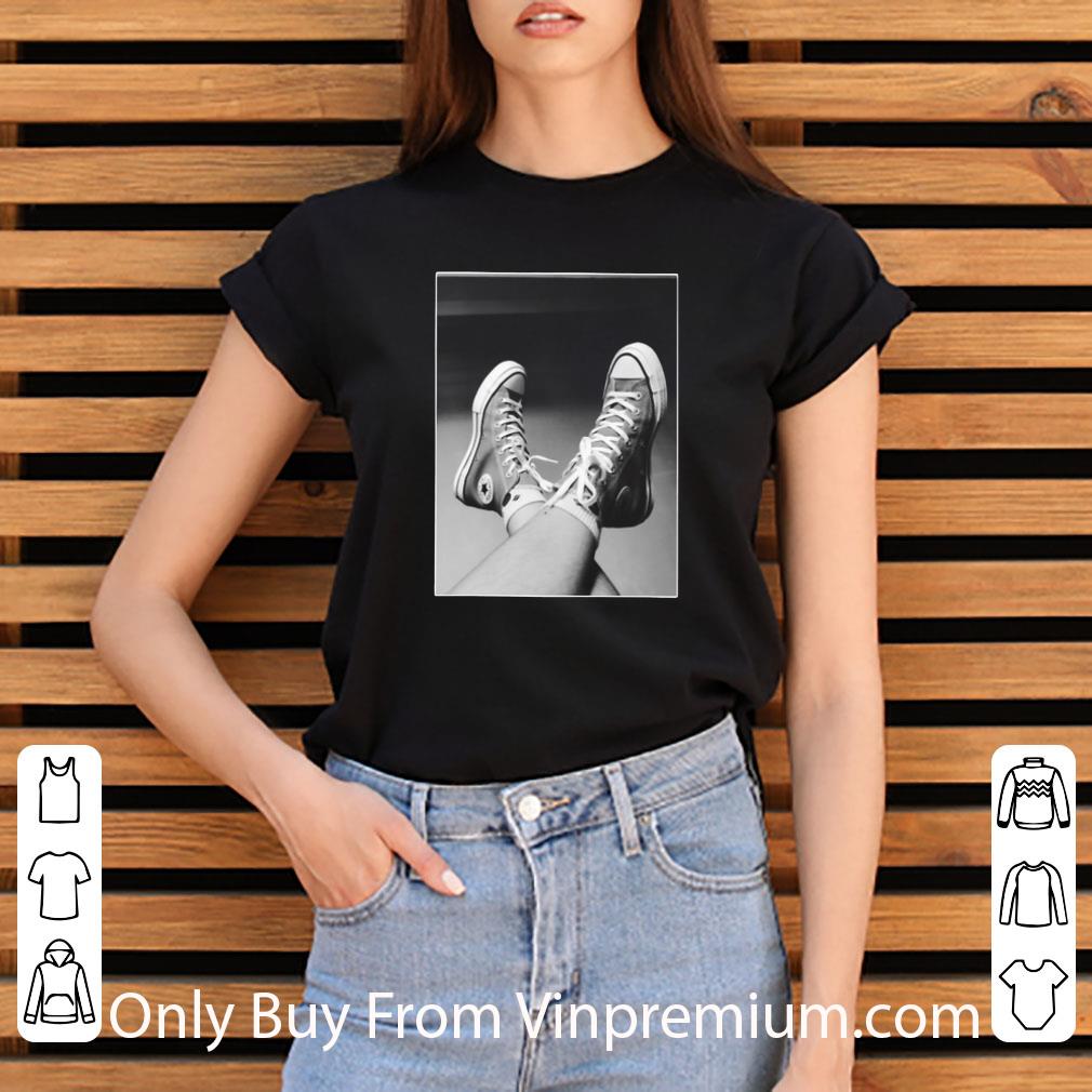 Awesome Monochrome Converse Shoes Picture shirt