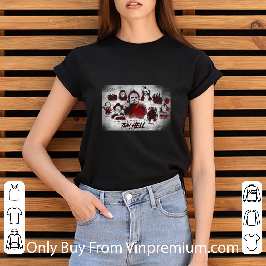 Official Halloween Horror Characters Myers Team Hell shirt