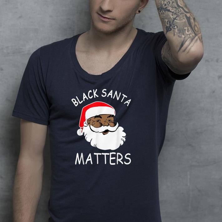 Premium African American Santa Black Matters Christmas 2020 Shirt