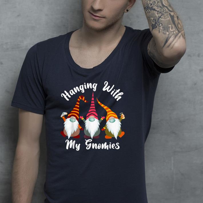Nice Hanging With My Gnomies Christmas 2020 Gnome Wearing Mask Shirt 1 Nice Hanging With My Gnomies Christmas 2020 Gnome Wearing Mask Shirt