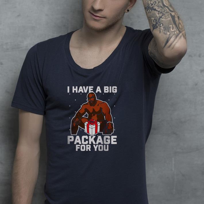 Nice Barry Wood I Have A Big Package For You Christmas Shirt