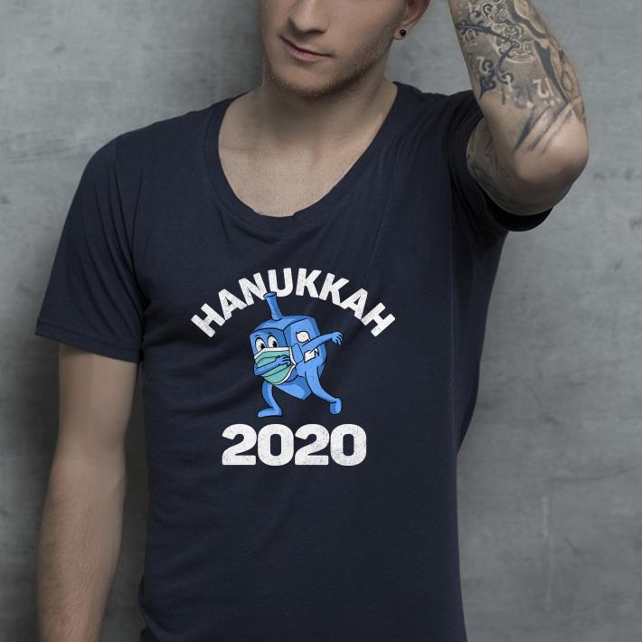 Nice Hanukkah 2020 Dreidel Wearing Face Mask Graphic Shirt