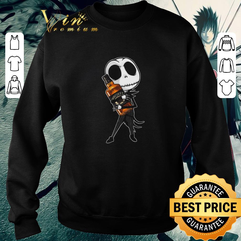 Funny Jack Skellington Hug Whiskey shirt