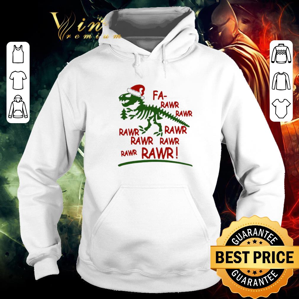Official Dinosaur T-rex Fa Rawr Rawr Christmas shirt