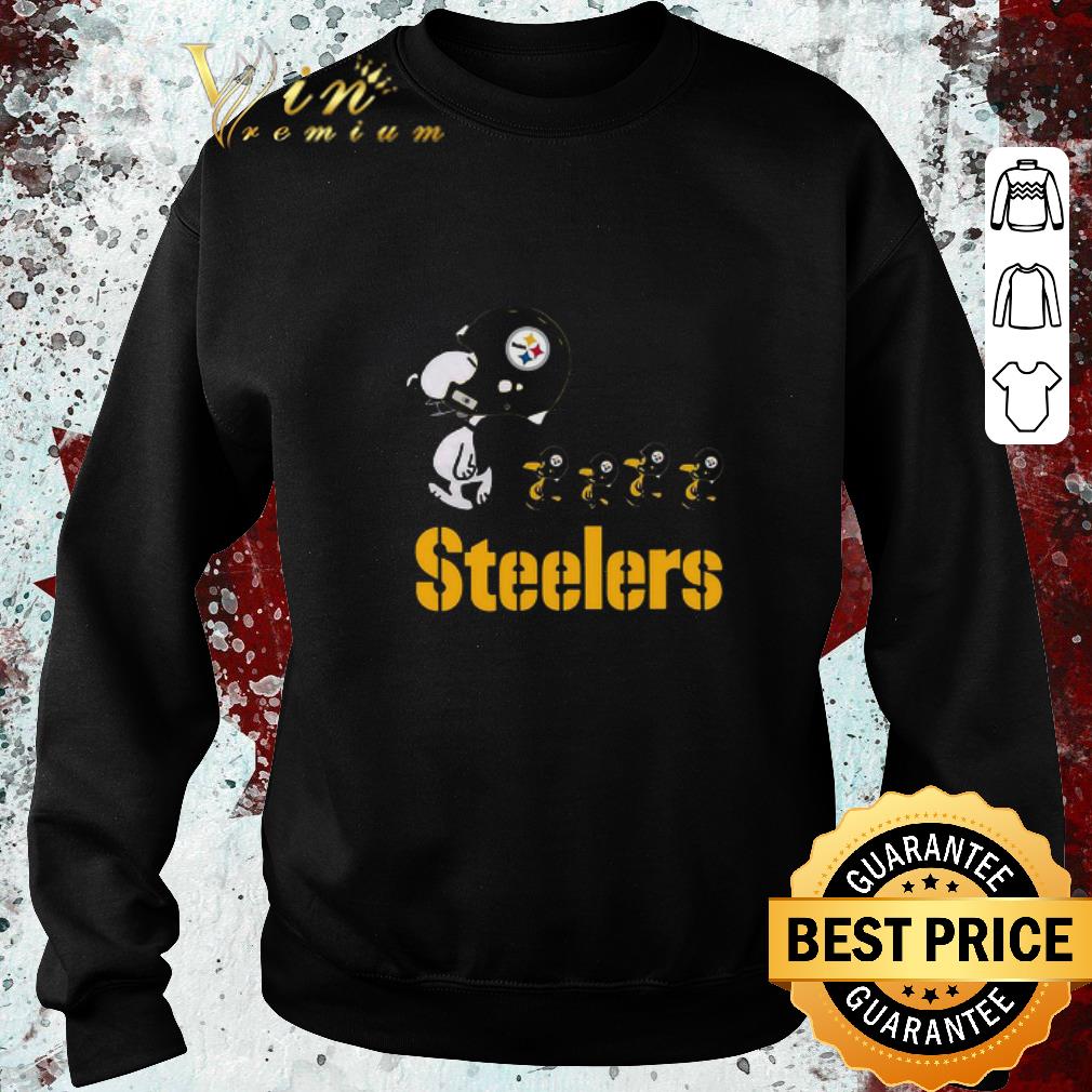 Awesome Snoopy And Woodstock The Pittsburgh Steelers shirt 1 Awesome Snoopy And Woodstock The Pittsburgh Steelers shirt
