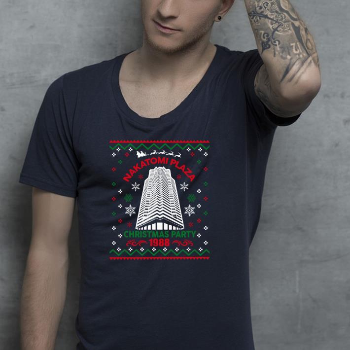 Nice Nakatomi Plaza 1988 Christmas Shirt 1 Nice Nakatomi Plaza 1988 Christmas Shirt