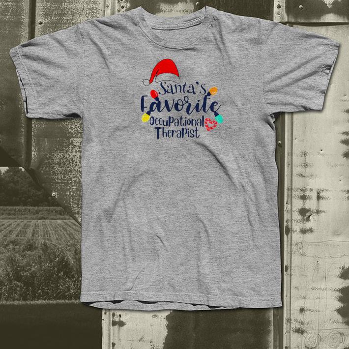 Nice Santa’s Favorite Occupational Therapist Shirt 1 Nice Santa’s Favorite Occupational Therapist Shirt