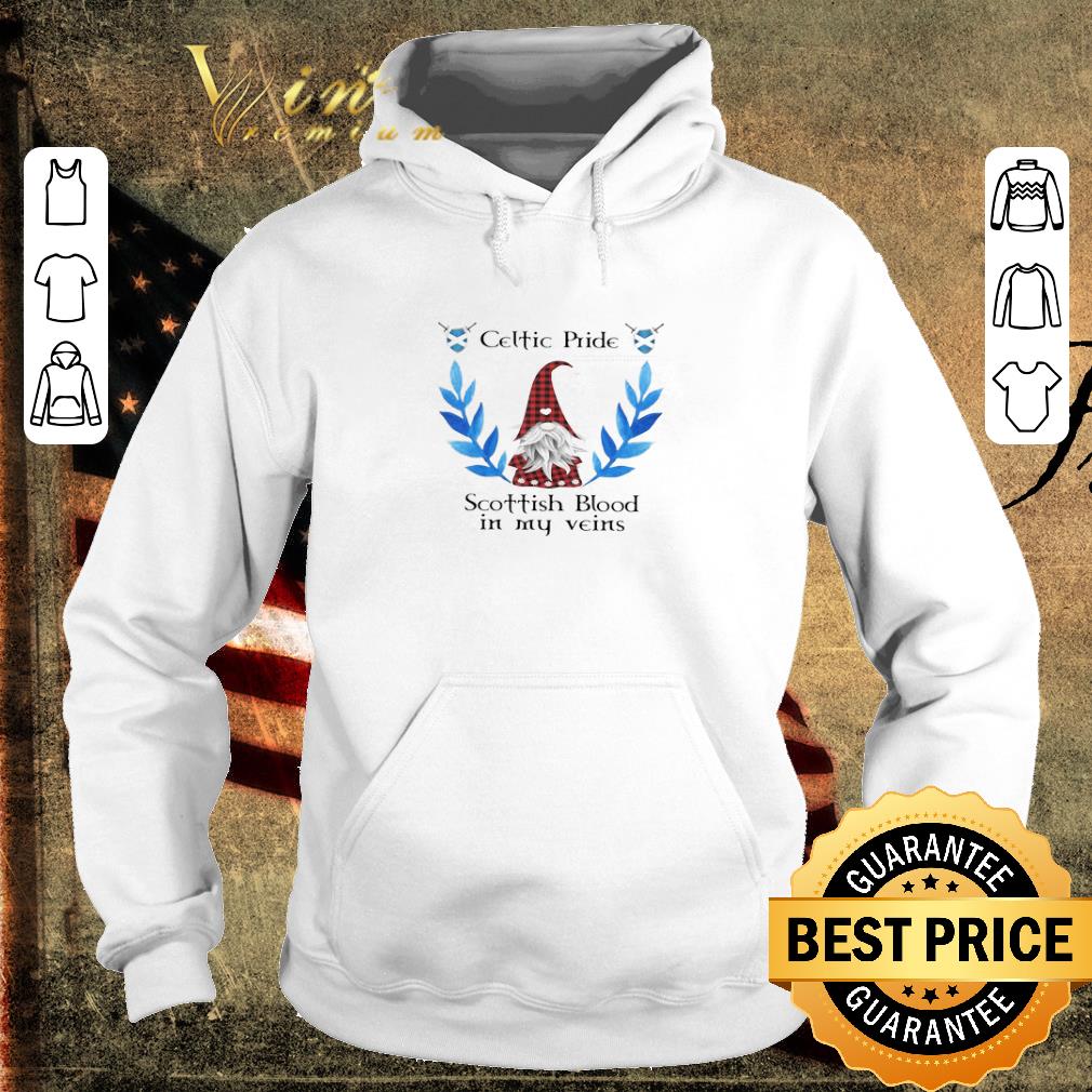 Premium Gnomes Celtic Pride Scottish Blood In My Veins shirt