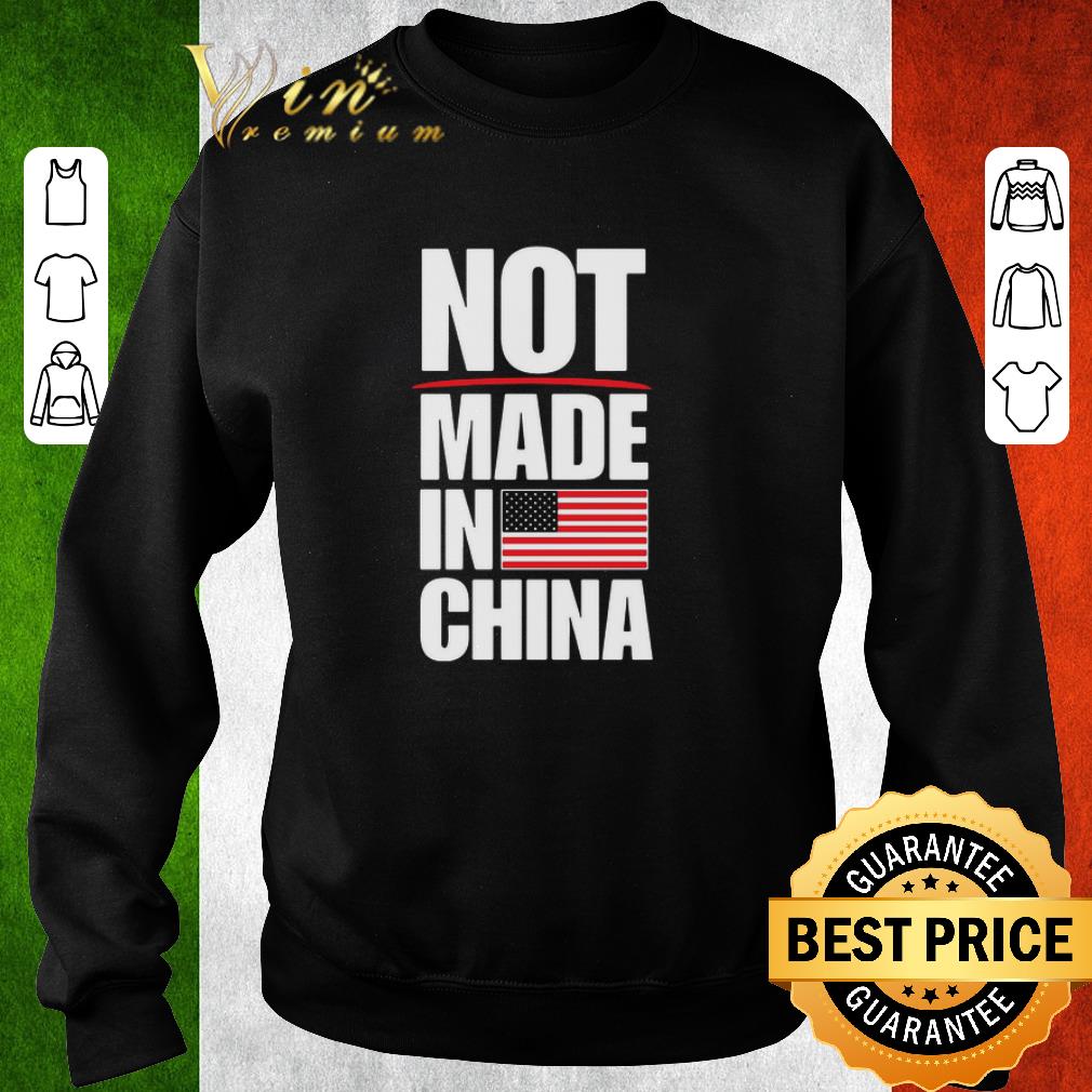 Funny Not Made In China American Flag shirt