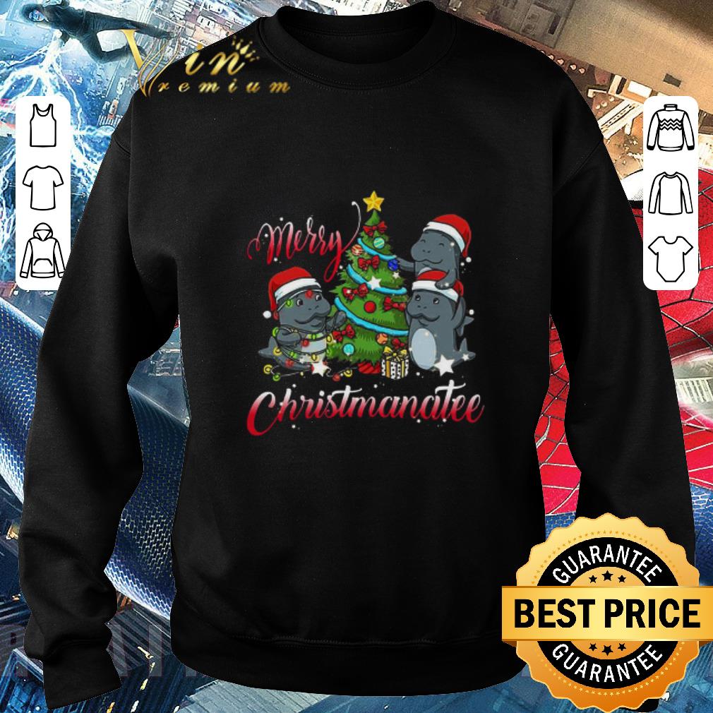 Top Hippopotamus Santa Tree Light Merry Christmanatee Sweater shirt 1 Top Hippopotamus Santa Tree Light Merry Christmanatee Sweater shirt