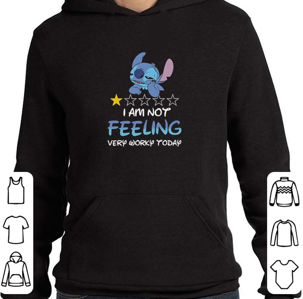 Premium Stitch One Star I Am Not Feeling Very Worky Today shirt