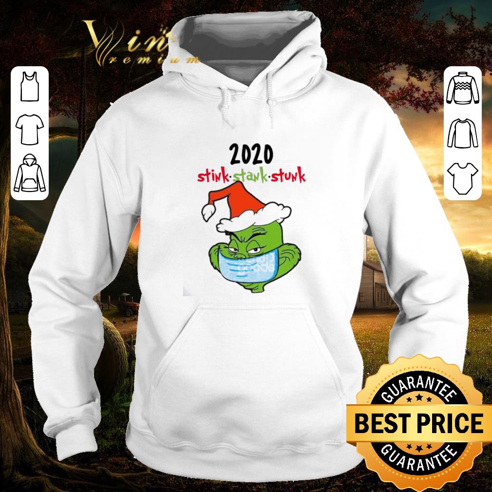 Awesome The Grinch Face Mask 2020 Stink Stank Stunk Christmas Sweater shirt