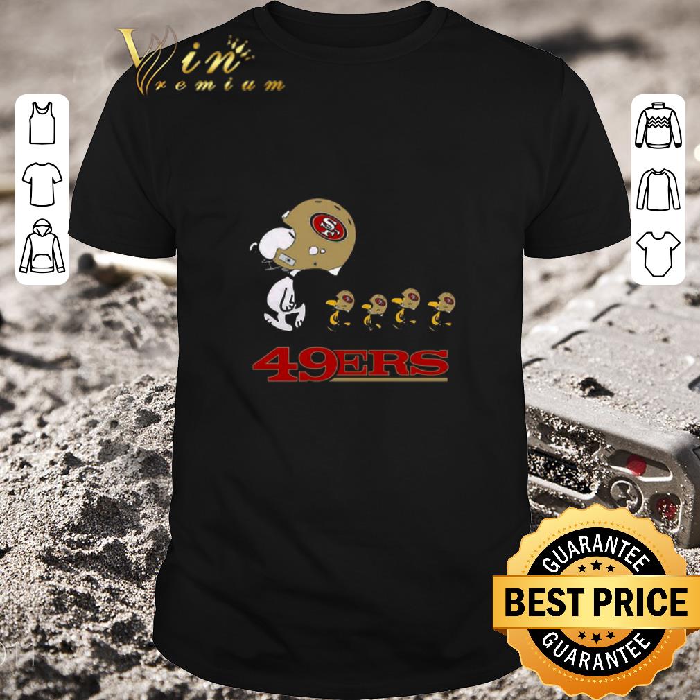 Awesome Snoopy And Woodstock The San Francisco 49ers shirt
