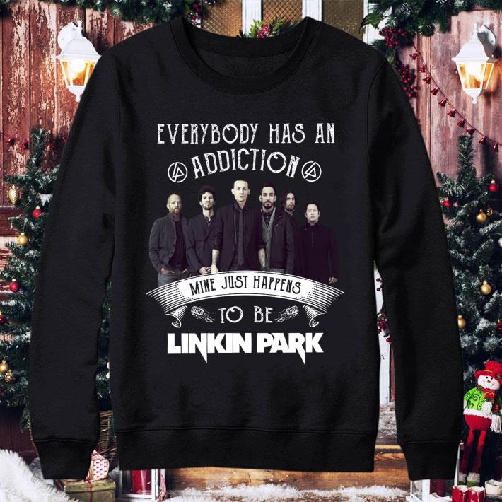 Premium Mine Just Happens To Be Linkin Park Everybody Has An Addiction shirt 1 Premium Mine Just Happens To Be Linkin Park Everybody Has An Addiction shirt