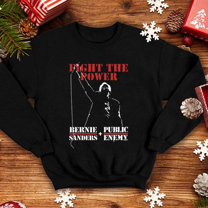 Bernie Sanders And Public Enemy Fight The Power shirt