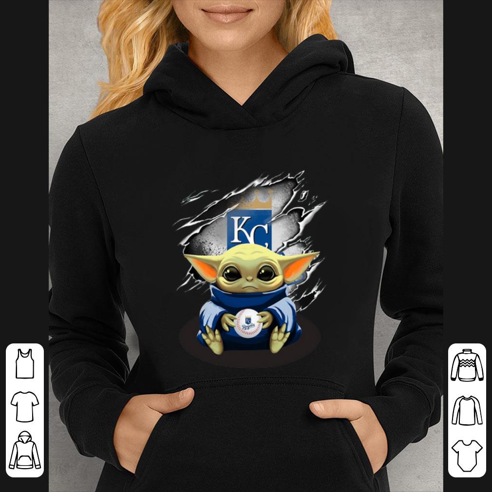 Premium Kansas City Royals Baby Yoda Blood Inside shirt