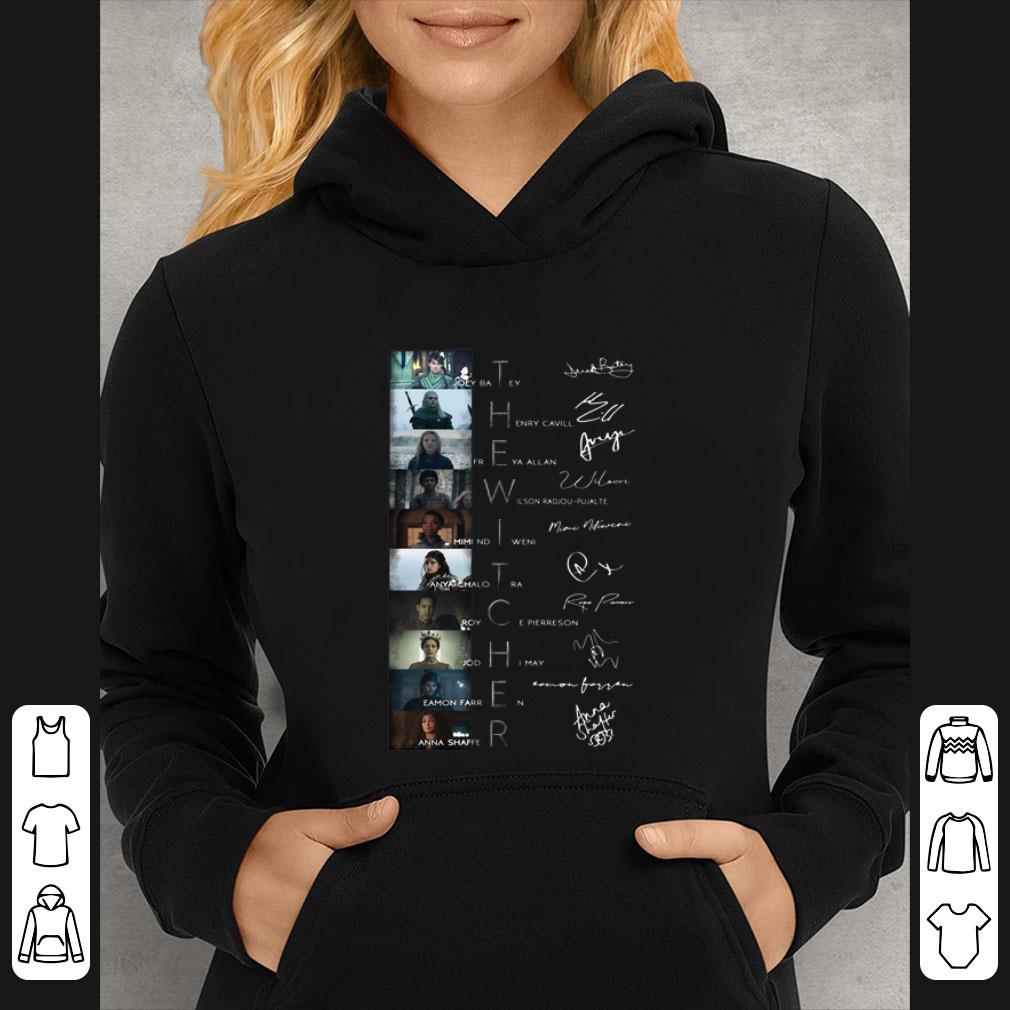Official The Witcher Characters Signatures shirt