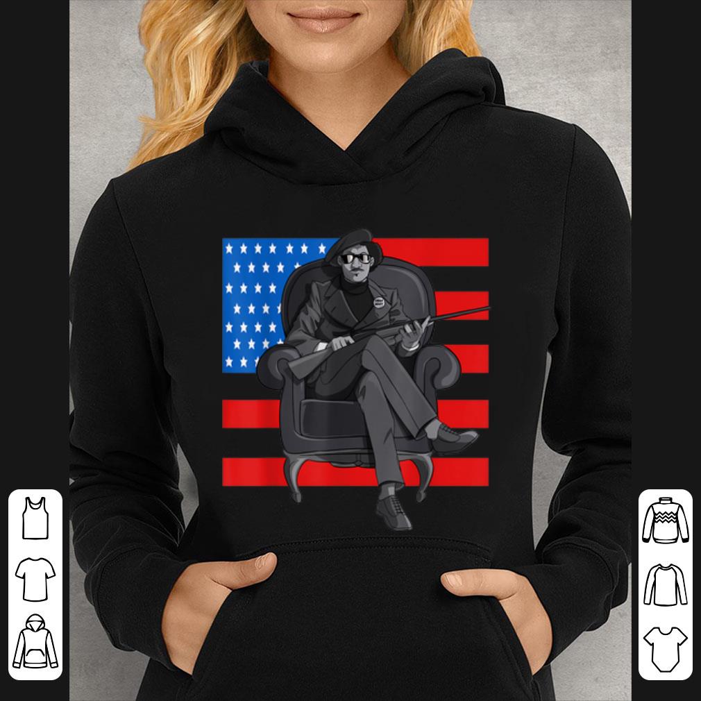Nice Black History Panther Party American Flag shirt