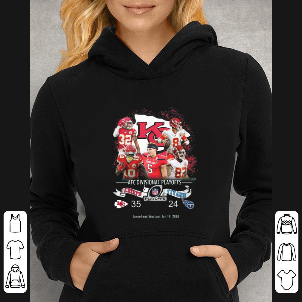 Hot Afc Divisional playoff Chiefs vs Titans shirt 1 Hot Afc Divisional playoff Chiefs vs Titans shirt
