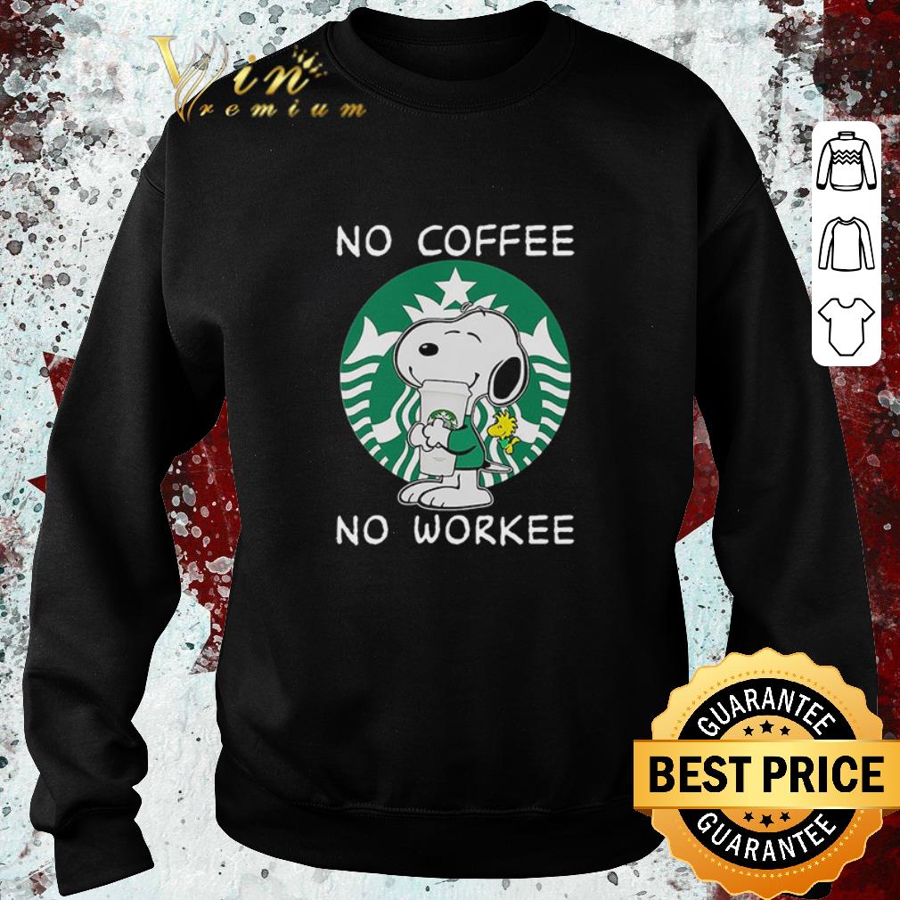 Premium Snoopy Hug Coffee And Woodstock No Coffee No Workee shirt 1 Premium Snoopy Hug Coffee And Woodstock No Coffee No Workee shirt