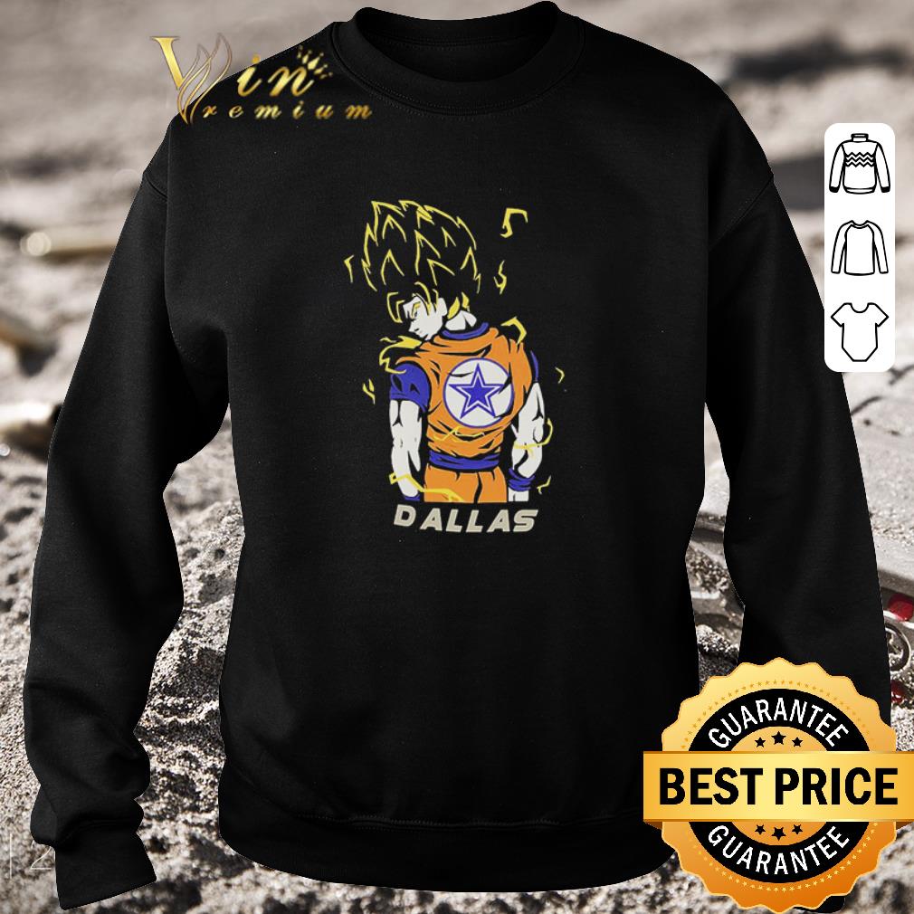 Pretty Dallas Cowboys Songoku Dragon Super Saiyan shirt