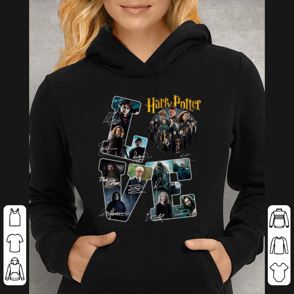 Hot LOVE Harry Potter Characters Signatures shirt