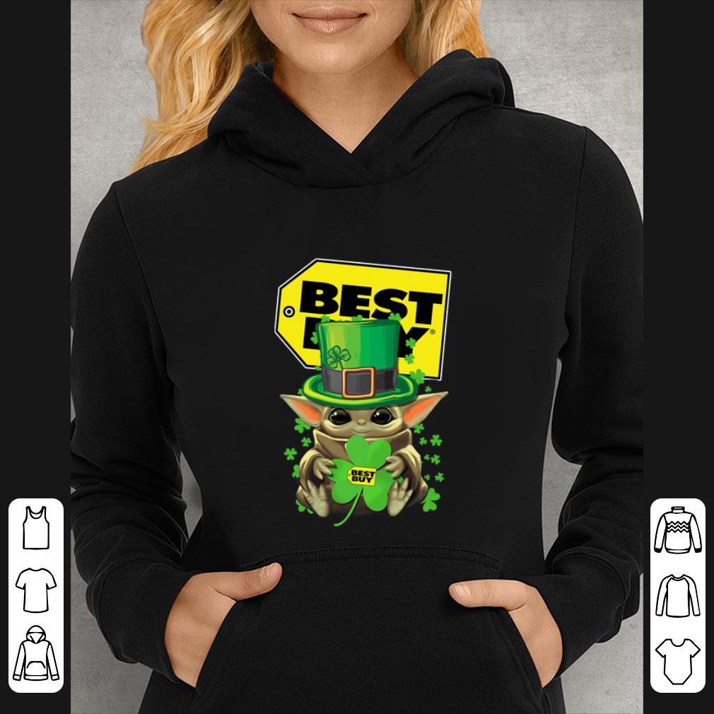 Awesome Star Wars Baby Yoda Best Buy Shamrock St.Patrick’s Day shirt