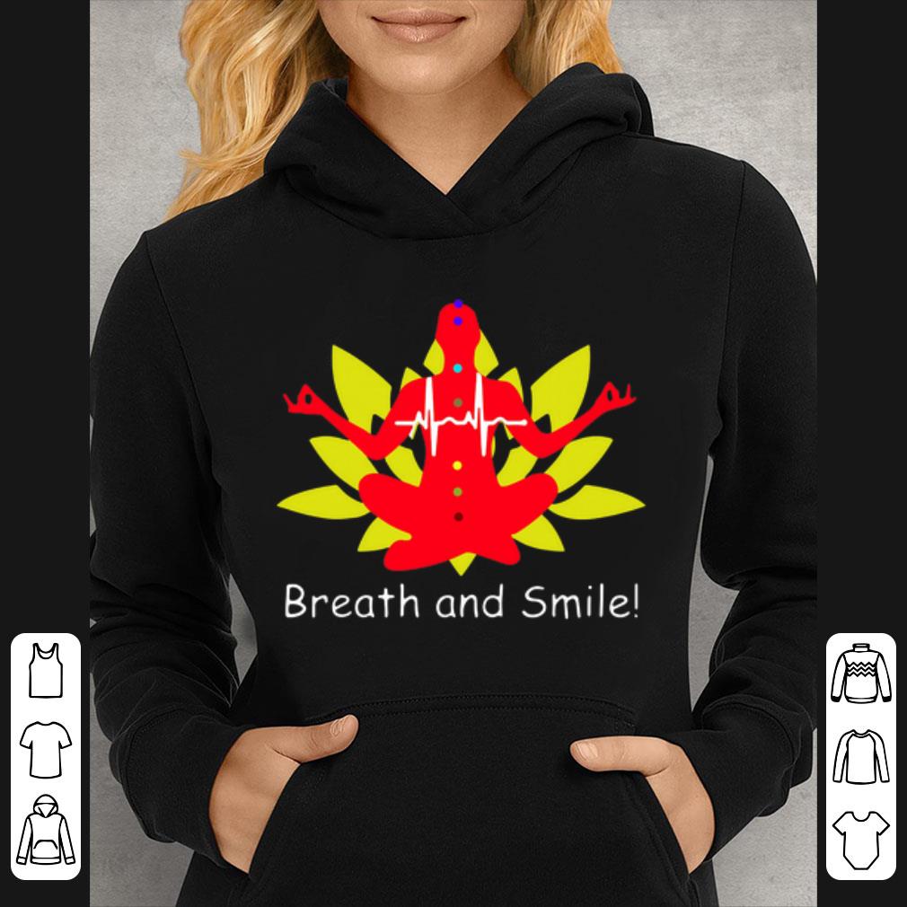 Official Breath And Smile Meditation Yoga shirt