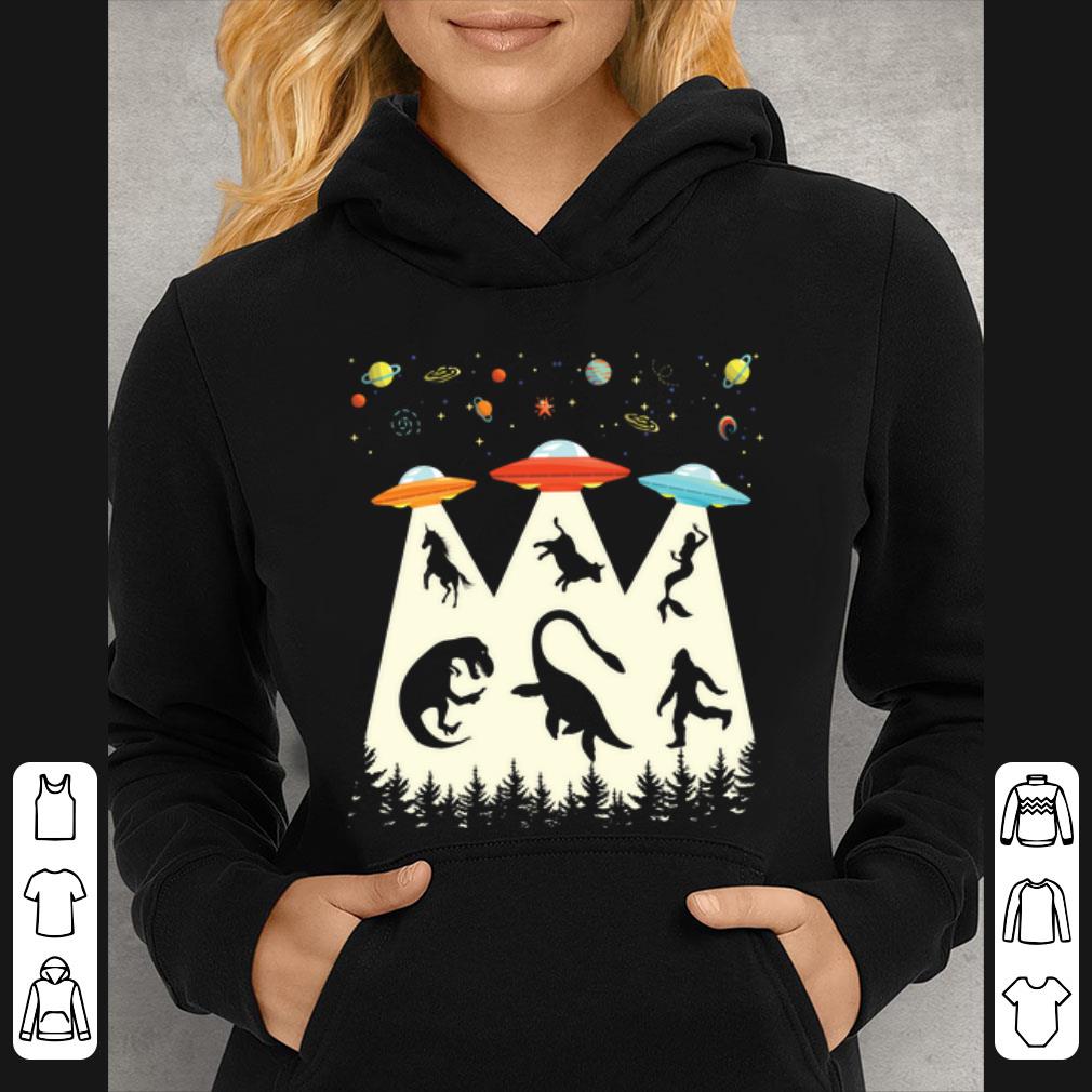 Hot Alien Abduction T-rex Loch Ness Monster Bigfoot shirt 1 Hot Alien Abduction T-rex Loch Ness Monster Bigfoot shirt