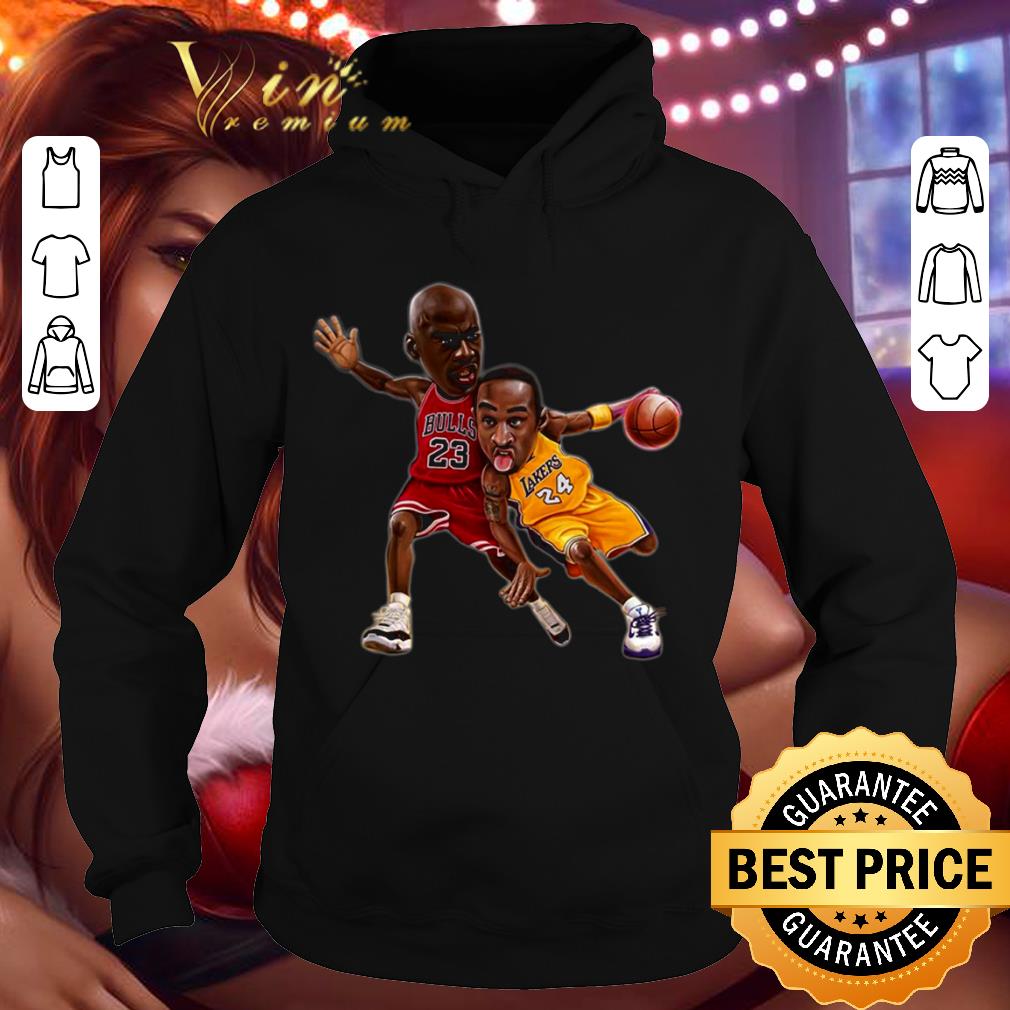 Chicago Bulls Michael Jordan and Kobe Bryant Lakers shirt