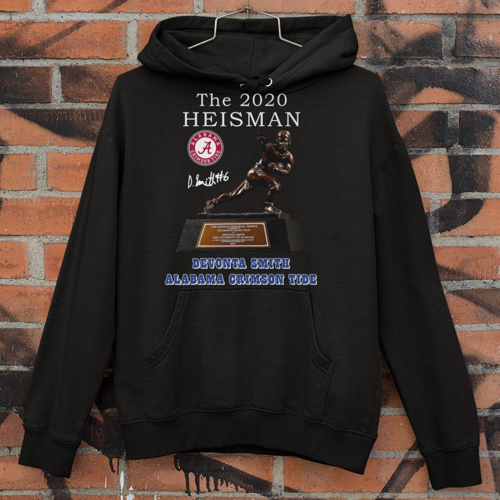 Hot The 2020 Heisman Devonta Smith Signature Alabama Crimson Tide shirt 1 Hot The 2020 Heisman Devonta Smith Signature Alabama Crimson Tide shirt