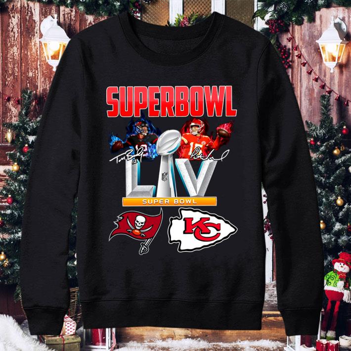 Super Bowl 2021 TB Bucs vs KC Chiefs NFL Sport Football Signatures Shirt