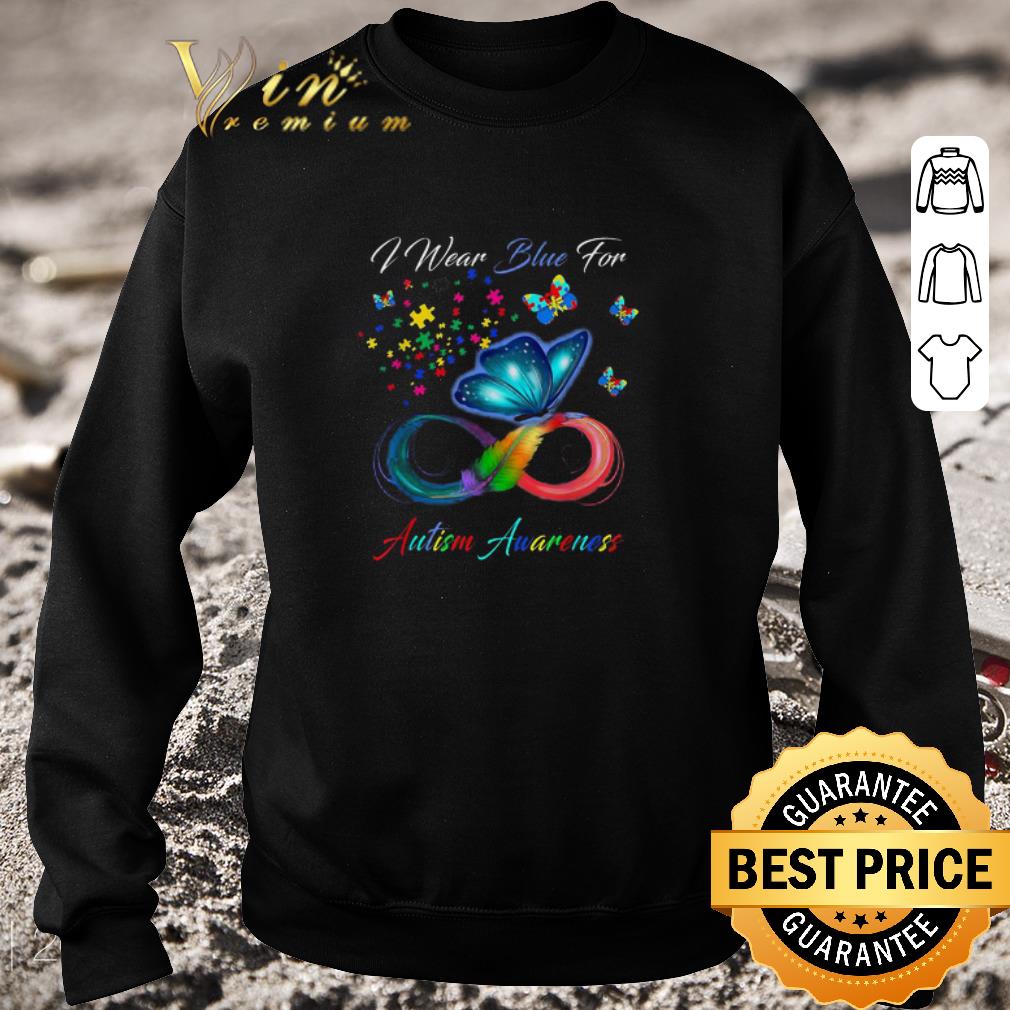 Pretty I Wear Blue For Autism Awareness shirt 1 Pretty I Wear Blue For Autism Awareness shirt