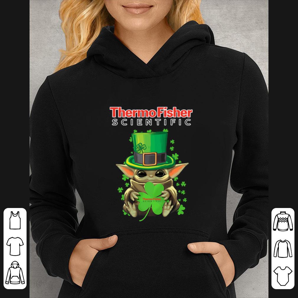 Great Baby Yoda Thermo Fisher Scientific Shamrock St.Patrick’s Day shirt