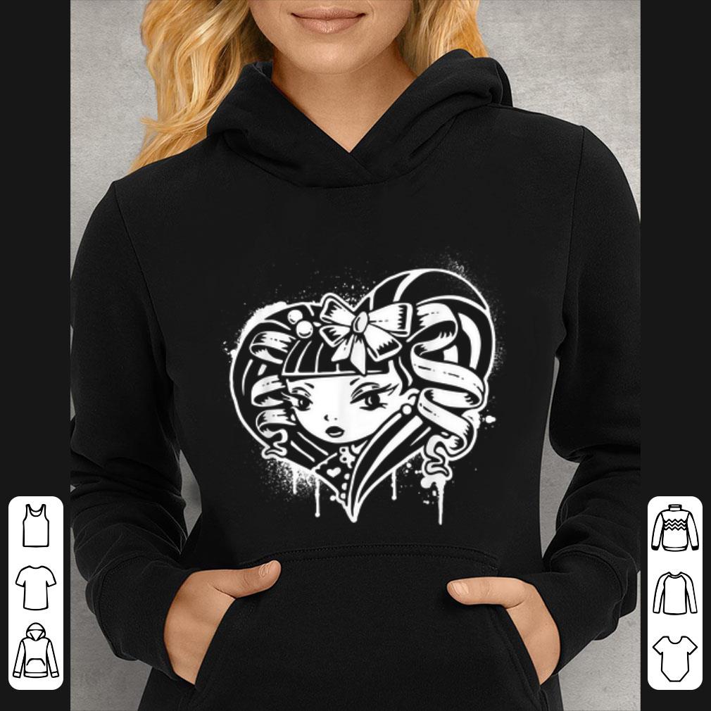 Great Heart Shaped Punk Goth Girl shirt 1 Great Heart Shaped Punk Goth Girl shirt